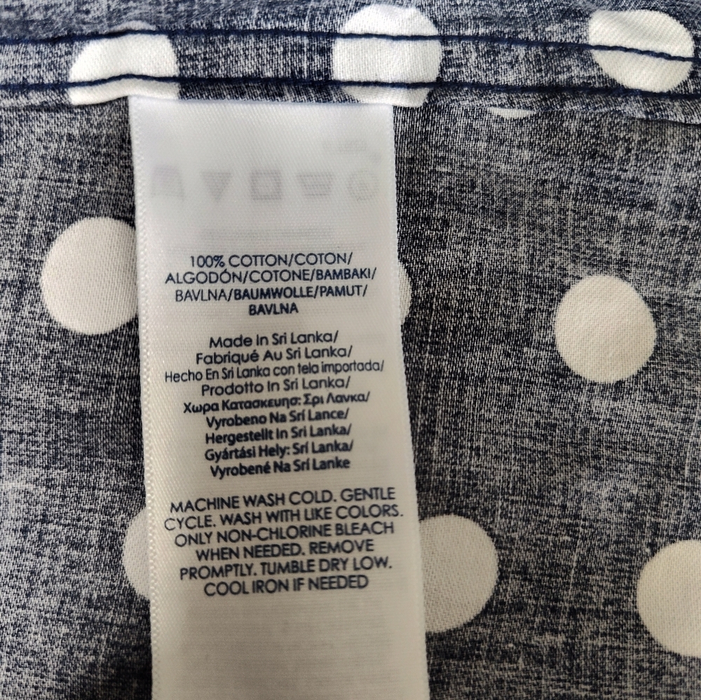 Chaps sleeveless buttondown - Picture 5 of 6